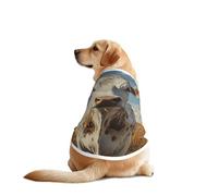 Cattle on The Prairie Dog Shirt for Large & Medium Dogs - Mesh Breathable Pet T-Shirts, Perfect for Daily Wear and Special Occasions
