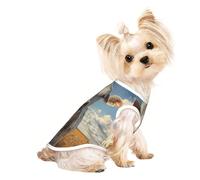 Cattle on The Prairie Small Dog Shirt,Soft Breathable Dog Shirt for Dogs Cats Boy Girl Pet Tshirt,Suitable for Small Pets