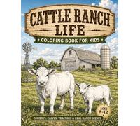 Cattle Ranch Life Coloring Book: Cows, Calves, Cowboys & Real Ranch Scenes