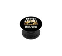 Cattle Rancher Livestock Farmer Ranching Lifestyle Beef PopSockets Adhesive PopGrip