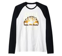 Cattle Rancher Livestock Farmer Ranching Lifestyle Beef Raglan Baseball Tee