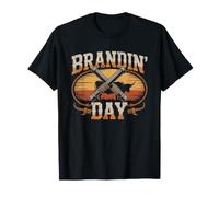 Cattle Rancher Who Fires Up Iron Every Spring Branding Day T-Shirt