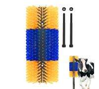 Cattle Scratching Brushes - Horse Back Scratching Brush, Cattle Scratching Brush, Hair Massager | Mulle Cleaning Brush Twin Screw for Horses, Mullets, Donkeys and