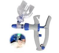 FAcoLL Cattle Syringe Gun Injector, 10ml/20ml/30ml/50ml Veterinary Syringe, Automatic Livestock Continuous Syringe, Multifunction Veterinarian Tool 1ML