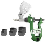 Cattle Syringe Gun Injector, Automatic Veterinary Metal Continuou-Syringe with Bottle Cover for Animal-Vaccine Administration(Bottle/Oil-B/6ml)