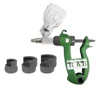 Cattle Syringe Gun Injector, Automatic Veterinary Metal Continuou-Syringe with Bottle Cover for Animal-Vaccine Administration(Bottle/Oil-B/2ml)