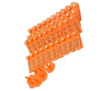 Cattle Tags - 100 Pieces Numbered Livestock Identification, Durable Ear Tags for Farm Animals | Grazing Management, Sheep, Goats, Dogs, Deer, Rabbits, Hogs, Lawn Monitoring, Outdoor Backyard, Courtyar