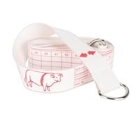 Cattle Tape Measure with Dual - Scale Weight Estimator, Body Measuring Ruler for Bust Circumference, Lightweight PVC Farm Tool for Accurate Cattle Weight Assessment