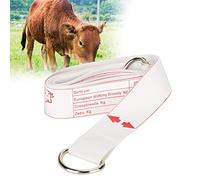 Cattle Weight Tape PVC Weight Tape Measure for Cows, Quick & Accurate Results Cattle Body Tape Cow Weight Tape Suitable for Various Body Types, Length: 250cm/98.4in
