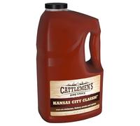 Cattlemen's Kansas City Classic BBQ Sauce, 3.5L - 1 Gallon Jug Kansas City Barbecue Sauce, Perfect Spicy, Sweet Taste for Pork, Wings, Chicken and More