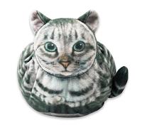 CATTO FACE BATH - CONTRACT COSMETIC CONSEME CINETT, PERCHIZIO PORTABLE ORGANIZER | Large Capacity Cosmetic Cat Printing Bag, Zipper Box, Stylish Stylish for, Grey Cat, riferimento alla descrizione,