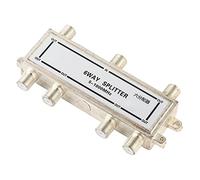 CATV TV Enna Coaxial Splitter 6 Way Coax Cable Splitter 5-1000MHz for TV Distribution Coaxial Splitter for CATV TV Enna Split