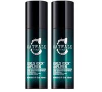 Catwalk by TIGI Curls Rock Amplifier Hair Styling Cream Multipack - 2-Pack Hydrating Curl Defining Styler for Curly and Wavy Hair, Smoothing Anti-Frizz Deep Conditioning Oil for Curl Enhancing Shine