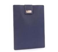 Catwalk Collection Handbags 15.6 inch Laptop Sleeve Paige Large Blue Large | Women's Genuine Leather Laptop Cover, Padded 15.6 inch Laptop Case, Gift Boxed, Hook and Loop Flap Closure, Fits A4 Documents