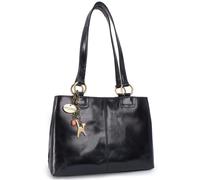 Catwalk Collection Handbags Bellstone - Shoulder Bag - Black