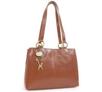 Catwalk Collection Handbags Bellstone - Shoulder Bag - Brown