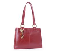 Catwalk Collection Handbags Bellstone - Shoulder Bag - Red