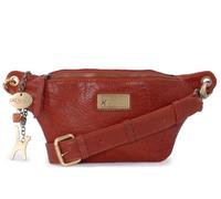 Catwalk Collection Handbags Genuine Leather Bum Bag Ariana Tan BB