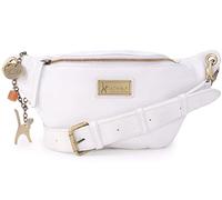 Catwalk Collection Handbags Genuine Leather Bum Bag Ariana White PD