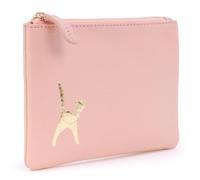 Catwalk Collection Handbags Genuine Leather Coin Purse Mimi Pink-Gold