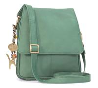 Catwalk Collection Handbags Genuine Leather Cross Body Bag Metro Green
