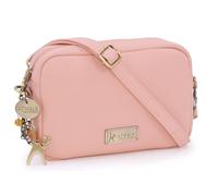 Catwalk Collection Handbags Genuine Leather Cross Body Bag Polly Pink
