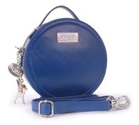 Catwalk Collection Handbags Genuine Leather Crossbody Bag Tiffany Blue CS