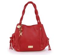 Catwalk Collection Handbags Genuine Leather Hobo Shoulder Bag - Caz | Women's Large Tote Bag, Zipped Main Compartment, Handbag with Multiple Pockets, Fits A5 Tablets and Notebooks