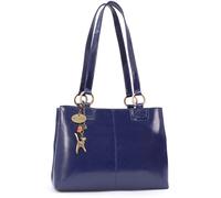 Catwalk Collection Handbags Genuine Leather Shoulder Bag - Bellstone | Women's Medium Tote Bag, Ladies Handbag with Multiple Sections, Zipped Main Compartment, Card Pen and Phone Pockets