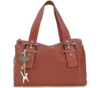 Catwalk Collection Handbags Genuine Leather Shoulder Bag - Jane | Women's Medium Slouchy Handbag, Soft Leather Top Handle Bag, Zipper Closure, Multiple Pockets, Fits A5 Notepads and Tablets