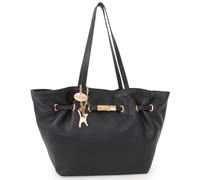 Catwalk Collection Handbags Genuine Leather Shoulder Tote Bag Sylvie Black
