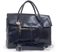 Catwalk Collection Handbags Helena - Laptop Bag 17" - Blue