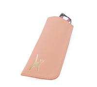 Catwalk Collection Handbags - Ladies Leather Glasses Case - Women's Sunglasses Sleeve - Gift Boxed - Iris - Pink