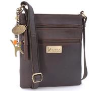 Nadine Leather Cross Body Bag Catwalk Collection Handbags Brown Small