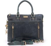 Catwalk Collection Handbags Women's Adele Large Leather Work Bag With Detachable Crossbody Strap in Green Catwalk Collection Handbags Green Large