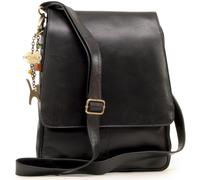 Catwalk Collection Handbags Women's City Large Cross Body Messenger Bag in Black Catwalk Collection Handbags Black Large