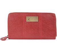 Catwalk Collection Handbags Women's Gallery Leather Purse With RFID Protection in Red | Size: Medium Catwalk Collection Handbags Red Medium