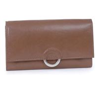 Catwalk Collection Handbags - Women's Large Leather Purse - Ladies Wallet with 8 Card Slots & Zip Coin Pocket - RFID Protection - Odette - Brown