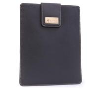 Catwalk Collection Handbags - Women's Leather Tablet Sleeve - Protective Carrying Case - Fits 11 Inch Tablets and Ereaders - Paige Small - Black