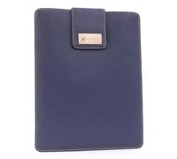 Catwalk Collection Handbags - Women's Leather Tablet Sleeve - Protective Carrying Case - Fits 11 Inch Tablets and Ereaders - Paige Small - Blue