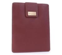 Catwalk Collection Handbags - Women's Leather Tablet Sleeve - Protective Carrying Case - Fits 11 Inch Tablets and Ereaders - Paige Small - Red