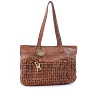Catwalk Collection Handbags Women's Matilda Woven Leather Shoulder Bag in Tan | Size: Medium Catwalk Collection Handbags Tan Medium