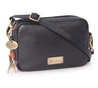 Catwalk Collection Handbags Women's Polly Leather Camera Cross Body Bag in Black | Size: Small Catwalk Collection Handbags Black Small