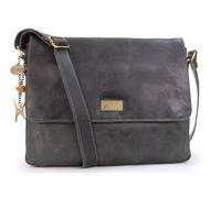 Catwalk Collection Handbags Women's Sabine L Large Distressed Leather Messenger Work Bag in Green Catwalk Collection Handbags Green Large
