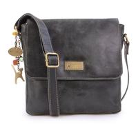 Catwalk Collection Handbags - Distressed Leather Cross Body Bag For Women - Medium Messenger Bag - A5 Size Organiser Work Bag - Sabine M - Green