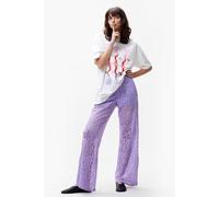 Catwalk Junkie Pull On Lace Trousers Purple Sky size 40 | Outlet | Women | Purple 40
