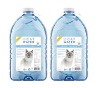 CATWATER by VETWATER | ph-Balanced and Mineral-Free Cat Water | Clinically Proven Urinary Formula | Helps Prevent Cat Urinary Issues, FLUTD | 135.2 oz, 2-Pk, Clear (CW60101-2)