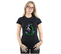 Catwoman Whip Cotton T-Shirt DC Comics Black S