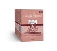 catz finefood Multi-Pack 12 x 85 g Bags for Gourmet Cat Food Wet Various Varieties in Mix Package