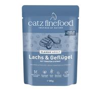 catz finefood Pouches Saver Pack 16 x 85g - Salmon & Poultry